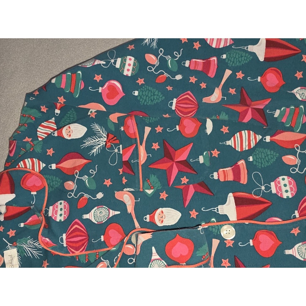 Bedhead Pajamas Organic Jersey Sleepshirt Women's Tis the season size M - Picture 5 of 8